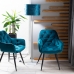 Крісло Cherry Matt Velvet Signal бирюзовый (Bluvel 77) Крісло Cherry Matt Velvet Signal бирюзовый (Bluvel 77)