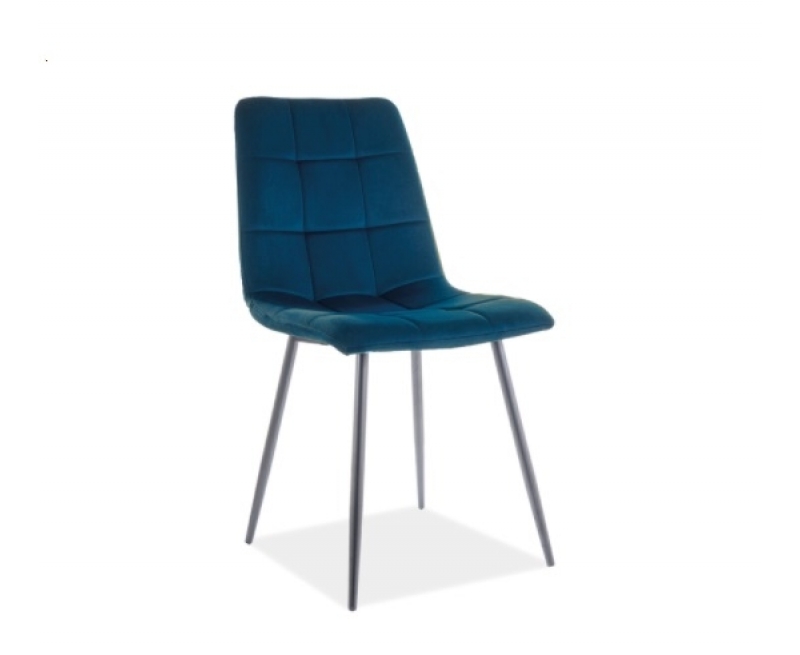 Стілець Mila Matt Velvet Signal синій (Bluvel 79) Стілець Mila Matt Velvet Signal синій (Bluvel 79)