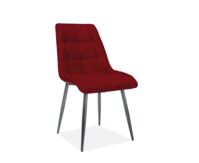 Стілець Chic Matt Velvet Signal бордовый (Bluvel 59) Стілець Chic Matt Velvet Signal бордовый (Bluvel 59)