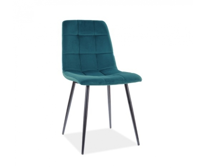 Стілець Mila Matt Velvet Signal бірюзовий (Bluvel 77) Стілець Mila Matt Velvet Signal бірюзовий (Bluvel 77)