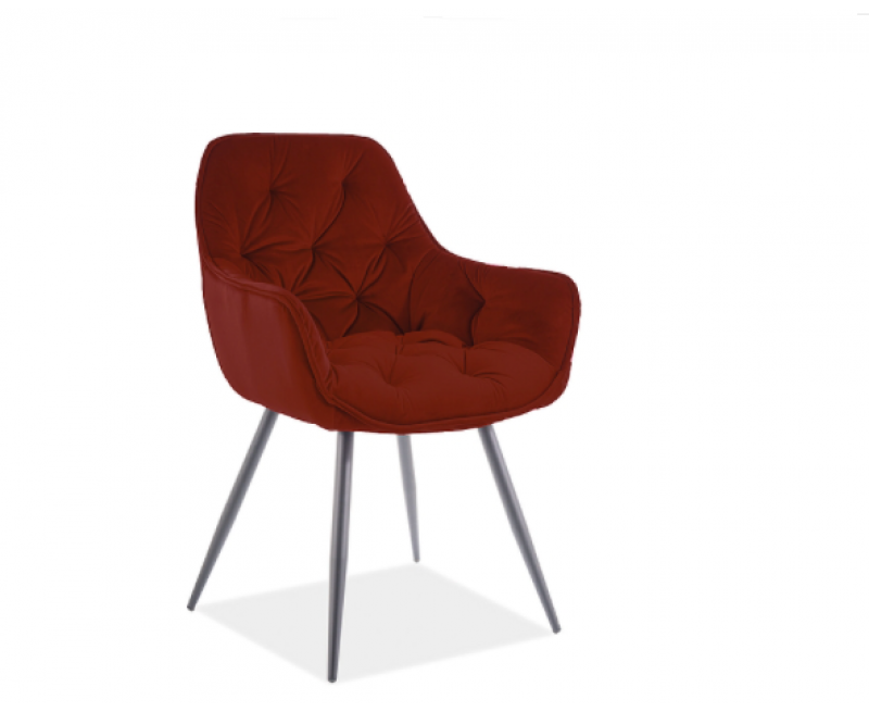 Крісло Cherry Matt Velvet Signal бордовый (Bluvel 59) Крісло Cherry Matt Velvet Signal бордовый (Bluvel 59)